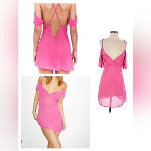 Elegant Pink Women's Dress